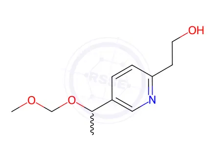 Chemical structure of 2-(5-(1-(Methoxymethoxy)ethyl)pyridin-2-yl)ethanol