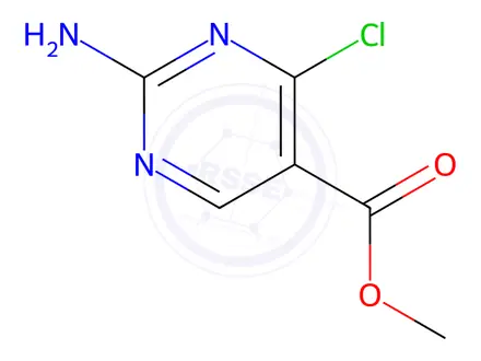 Chemical structure of Methyl 2-amino-4-chloro-5-pyrimidinecarboxylate
