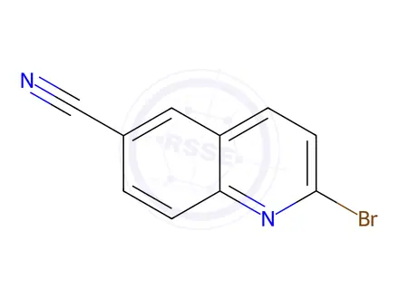 Chemical structure of 2-broMoquinoline-6-carbonitrile