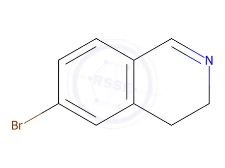 Chemical structure of Isoquinoline, 6-bromo-3,4-dihydro-