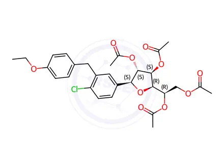 Chemical structure of Dapagliflozin Impurity 111