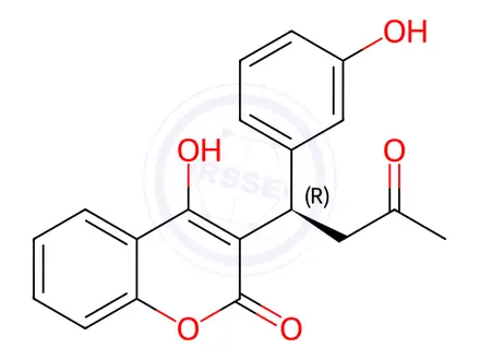 Chemical structure of Warfarin Sodium Impurity 38