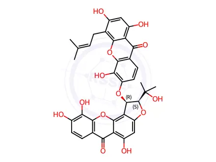 Chemical structure of Xanthone Impurity 110