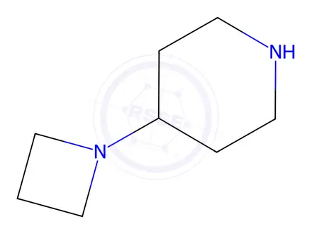 Chemical structure of 4-(Azetidin-1-yl)piperidine dihydrochloride