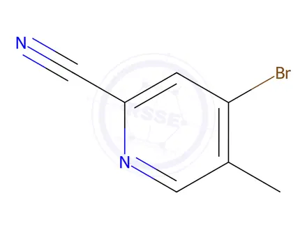 Chemical structure of 4-BroMo-5-Methylpicolinonitrile
