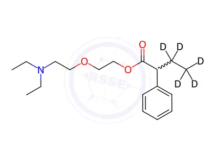 Chemical structure of Butamirate-d5 Citrate