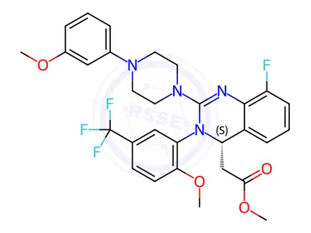 Chemical structure of Letermovir Impurity 2