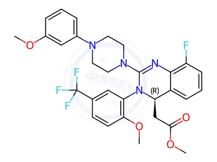 Chemical structure of Letermovir Impurity 6