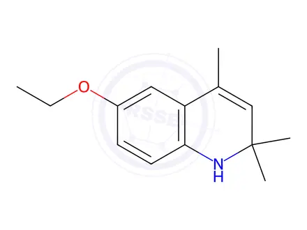 Chemical structure of Ethoxyquin