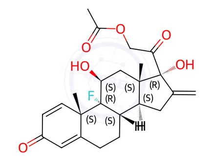 Chemical structure of Fluprednidene Acetate