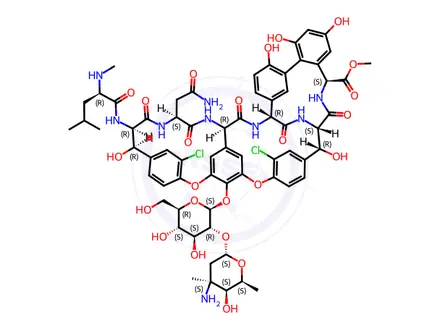 Chemical structure of Vancomycin Hydrochloride Impurity 20 (Vancomycin B 26-Methyl Ester)