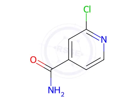 Chemical structure of Isonicotinamide, 2-chloro-