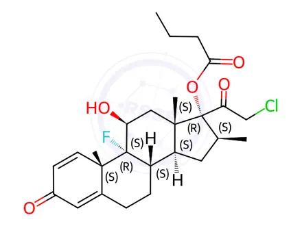 Chemical structure of Clobetasone Butyrate Impurity 10