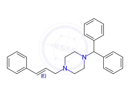Chemical structure of Cinnarizine Impurity 1