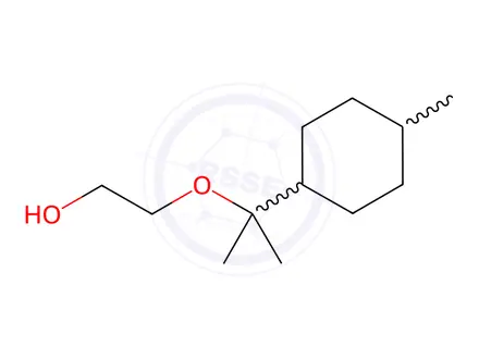 Chemical structure of Ethanol, 2-[1-methyl-1-(4-methylcyclohexyl)ethoxy]-