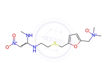 Chemical structure of Ranitidine EP Impurity E (Ranitidine N-Oxide)