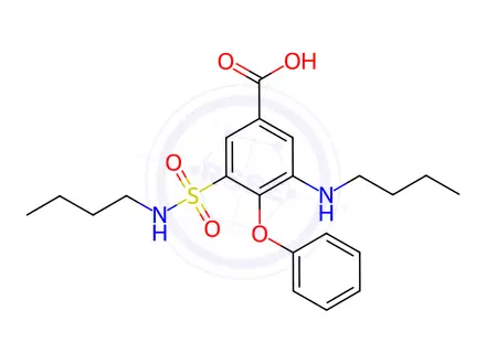 Chemical structure of Bumetanide Impurity 17