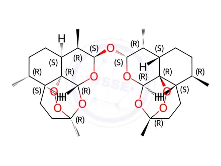 Chemical structure of Dihydro Artemisinin Dimer