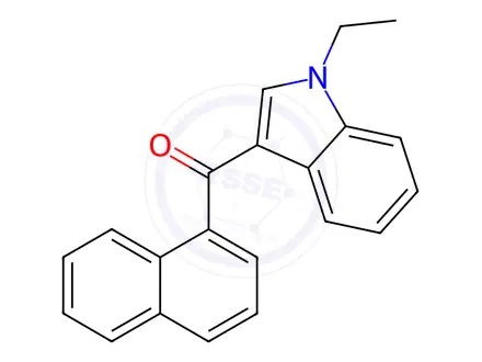 Chemical structure of JWH 071