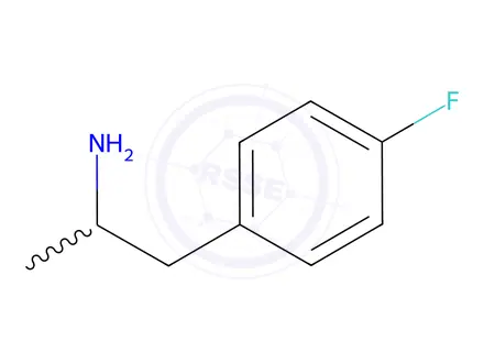 Chemical structure of 2-(4-Fluoro-phenyl)-1-methyl-ethylamine