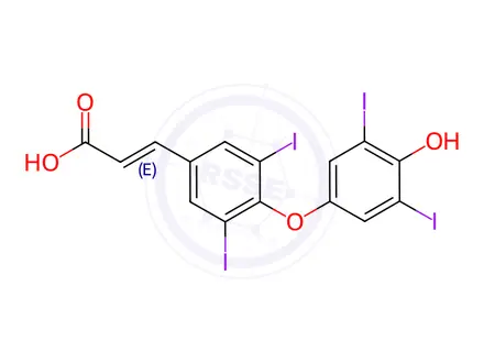 Chemical structure of Levothyroxine Sodium Impurity 34
