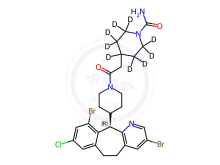 Chemical structure of Lonafarnib D9