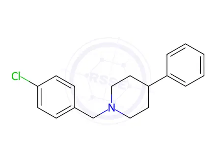 Chemical structure of 1-(4-chlorobenzyl)-4-phenylpiperidine