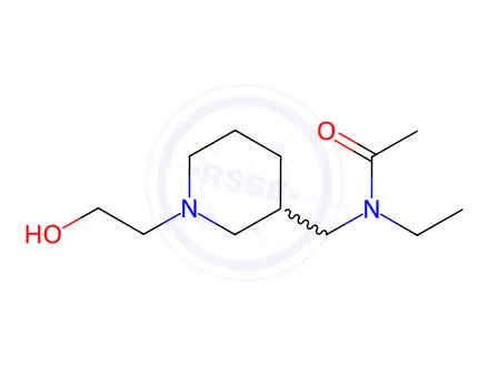 Chemical structure of N-Ethyl-N-((1-(2-hydroxyethyl)piperidin-3-yl)methyl)acetamide