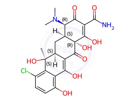 Chemical structure of Tetracycline Impurity 9