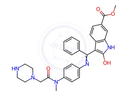 Chemical structure of Nintedanib Impurity O