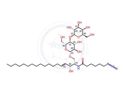 Chemical structure of C6(6-azido) LacCer