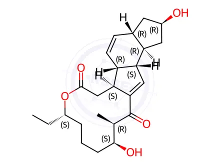 Chemical structure of Spinosad Impurity 15 (Spinosyn A Aglycone)