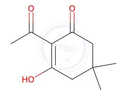 Chemical structure of 2-(1-Hydroxyethylidene)-5,5-dimethylcyclohexane-1,3-dione