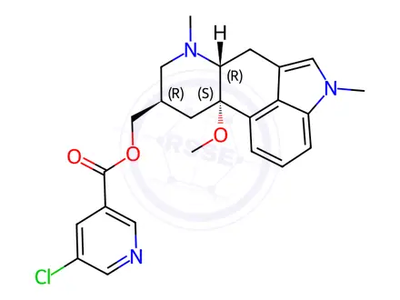Chemical structure of Nicergoline Impurity A