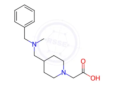 Chemical structure of 2-(4-((Benzyl(methyl)amino)methyl)piperidin-1-yl)acetic acid