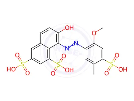 Chemical structure of Pigment Red Impurity 43 Monomer