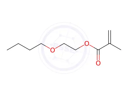 Chemical structure of 2-N-BUTOXYETHYL METHACRYLATE