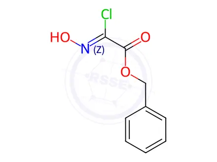 Chemical structure of Acetic acid, chloro(hydroxyiMino)-, phenylMethyl ester