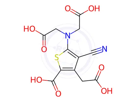 Chemical structure of Ranelic Acid