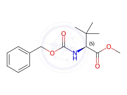 Chemical structure of L-VALINE, 3-METHYL-N-[(PHENYLMETHOXY)CARBONYL]-, METHYL ESTER