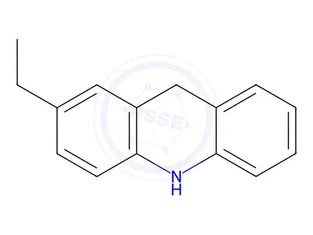 Chemical structure of Acridine, 2-ethyl-9,10-dihydro-(9CI)
