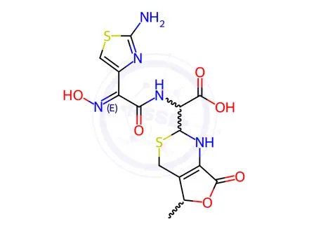 Chemical structure of Cefdinir related substance A