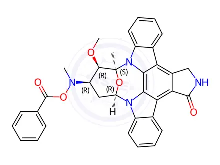 Chemical structure of Staurosporine Impurity 1