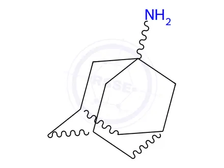 Chemical structure of 1-Adamantanamine in methanol