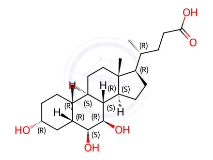Chemical structure of Beta-Muricholicacid