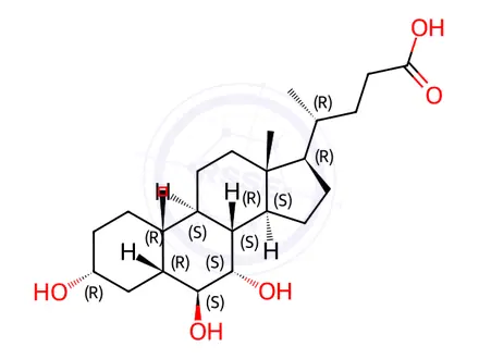 Chemical structure of α-Muricholic acid