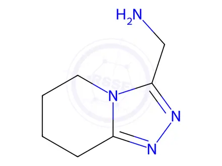 Chemical structure of (5,6,7,8-Tetrahydro-[1,2,4]triazolo[4,3-a]pyridin-3-yl)methanamine