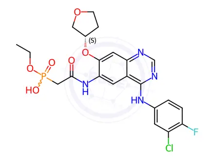 Chemical structure of Afatinib impurity 111