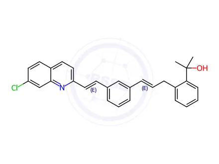 Chemical structure of Montelukast Sodium Impurity 45