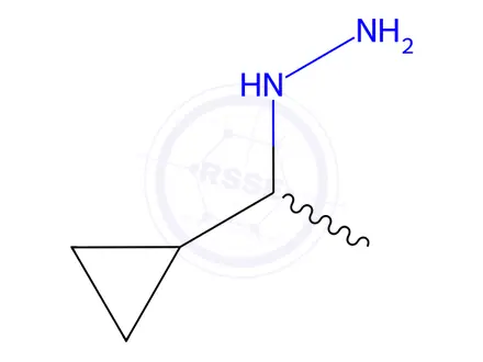Chemical structure of (1-Cyclopropylethyl)hydrazine Dihydrochloride